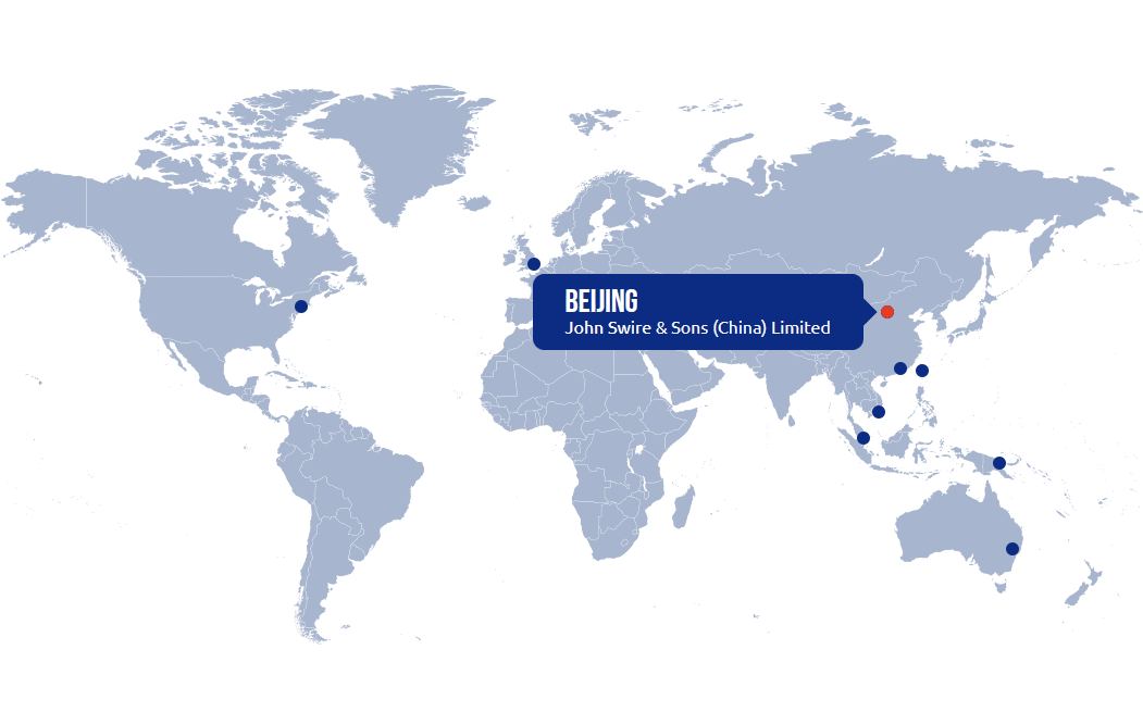 World Map - Beijing