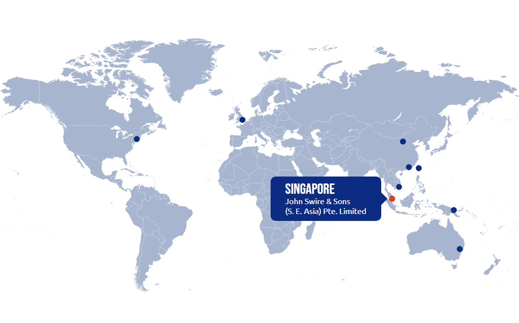 World Map - Singapore