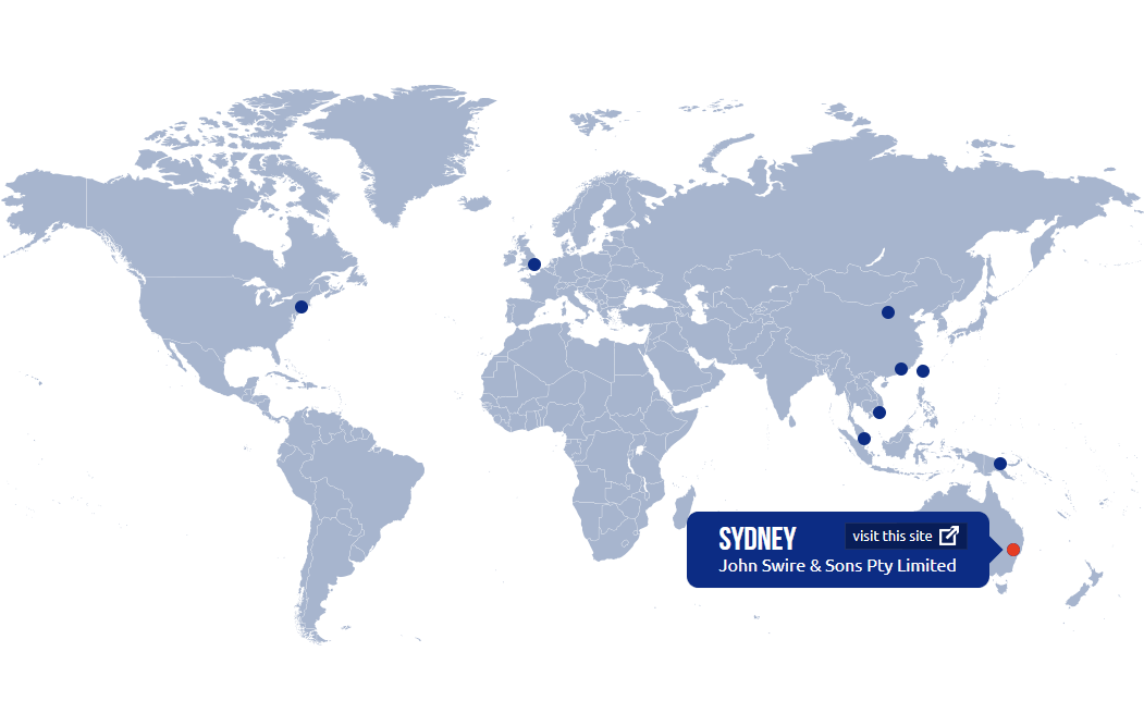 World Map - Sydney