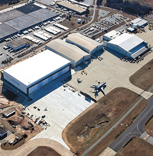 港機（美洲）透過位於美國四個地點的設施，提供一系列全面的飛機工程、客艙及維修服務