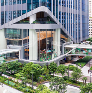 The mall at Taikoo Hui comprises more than 180 shops and restaurants