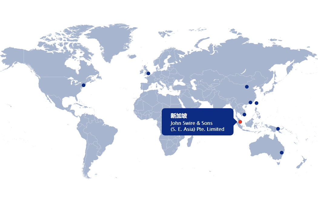 世界地图 - 新加坡