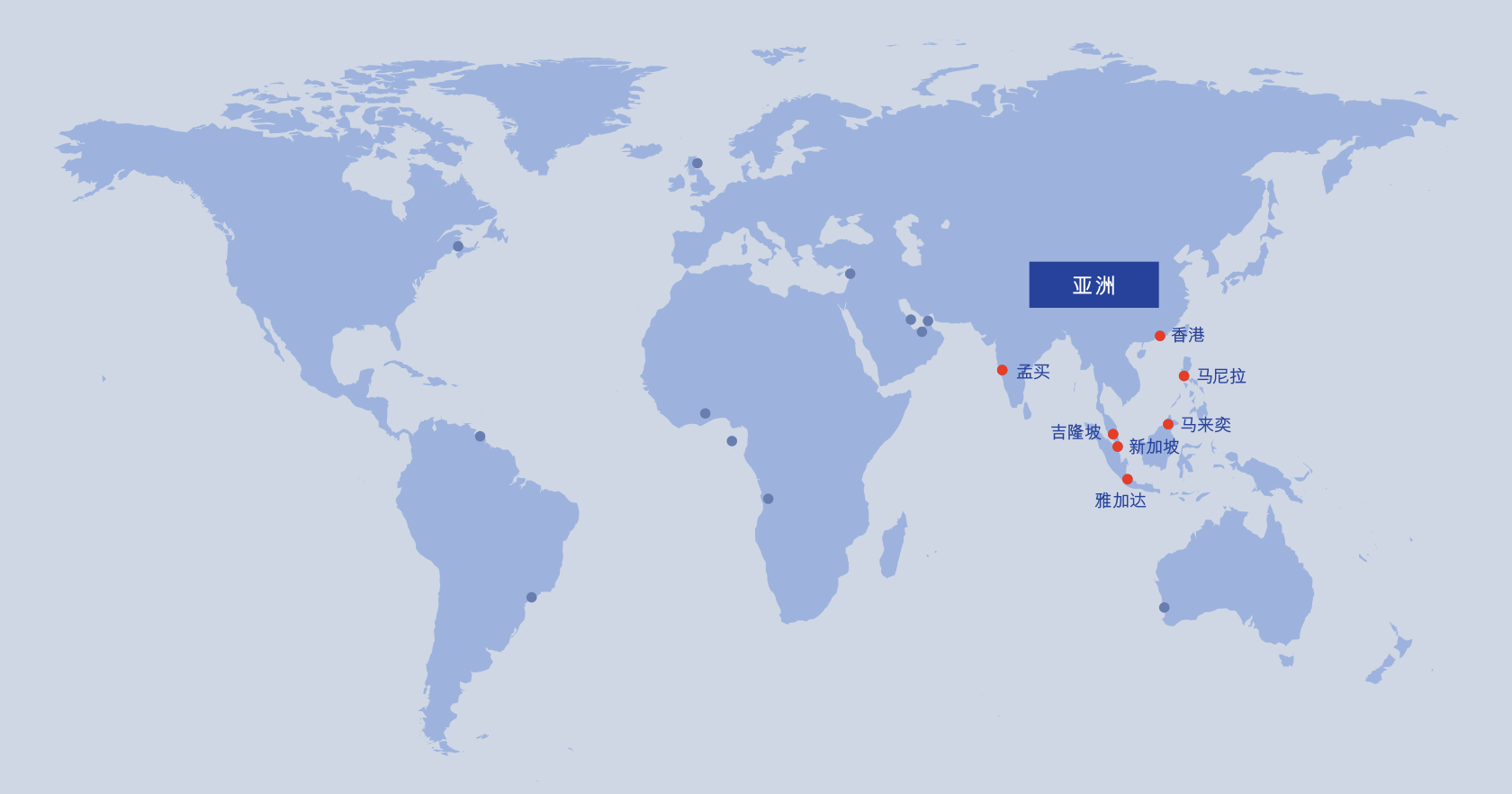 亚洲地图