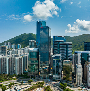 太古坊是香港除中环外最具规模的商业区