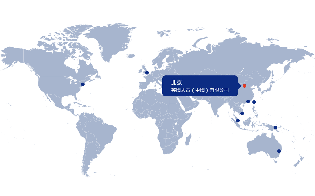 世界地圖 - 北京