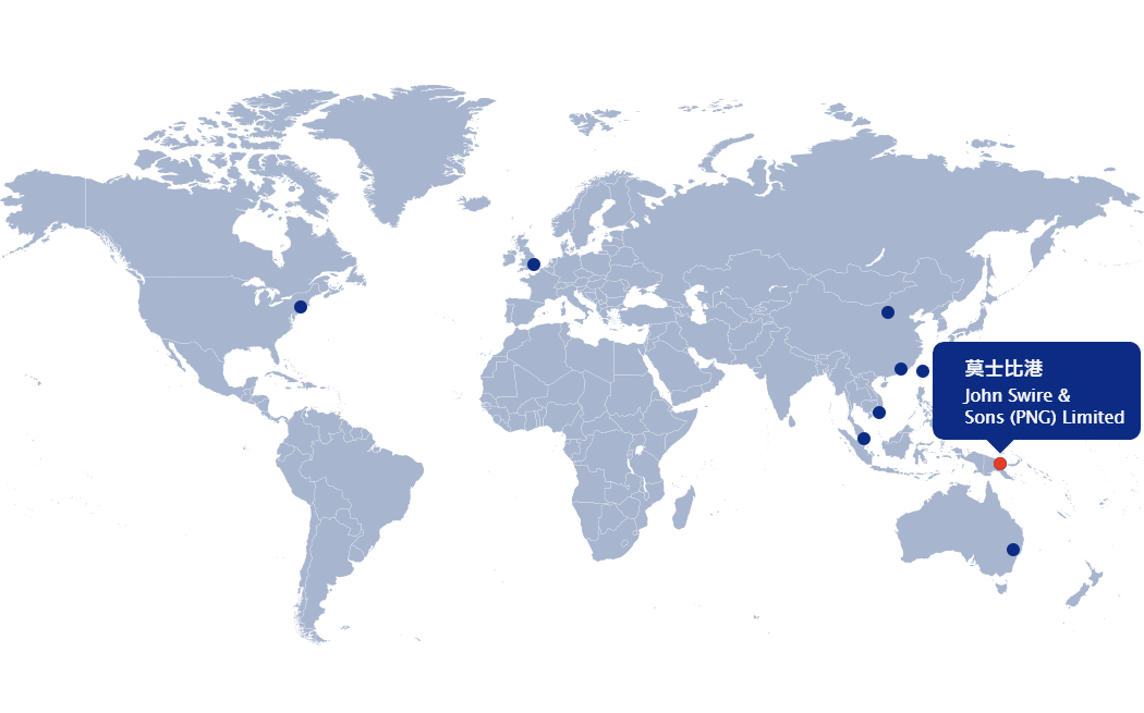 世界地圖 - 巴布亞